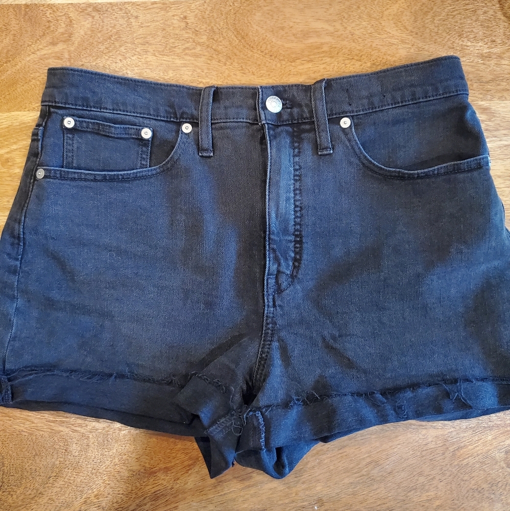 Madewell‎ high rise denim shorts